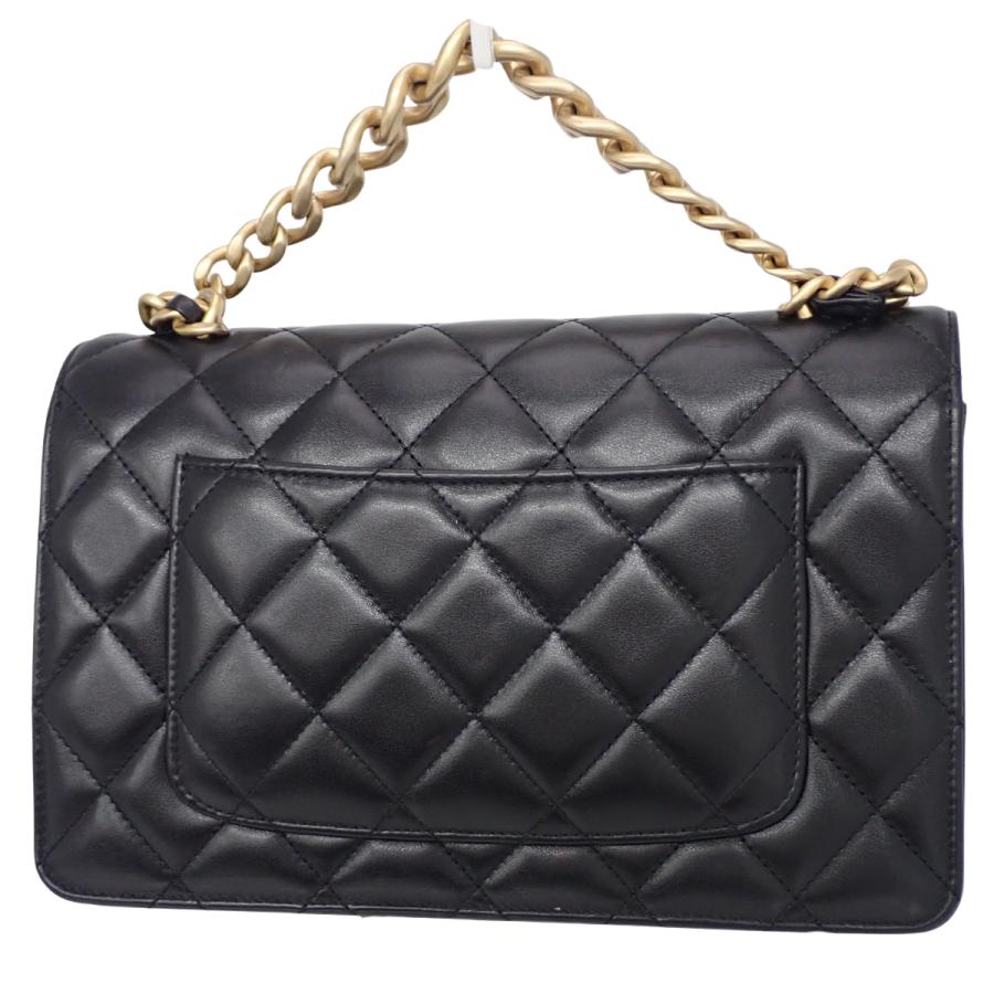 CHANEL(シャネル) マトラッセ チェーンショルダーバッグ ショルダーバッグ ココマーク ハンドバッグ 肩掛け 斜め掛け カーフ ブラック黒 マットゴールド金具 AS4066 レディース 40802169192【中古】【アラモード】 CHANEL（シャネル） マトラッセ チェーンショルダーバッグ ショルダー