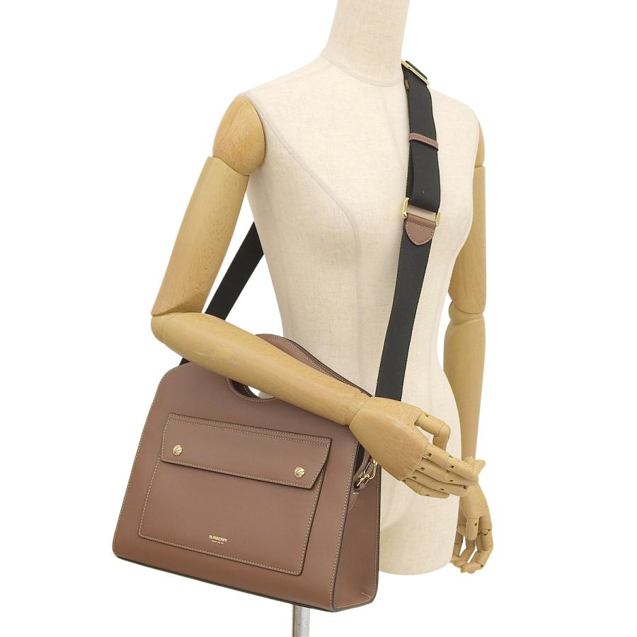 BURBERRY（バーバリー） ミディアム トップステッチ ポケットバッグ