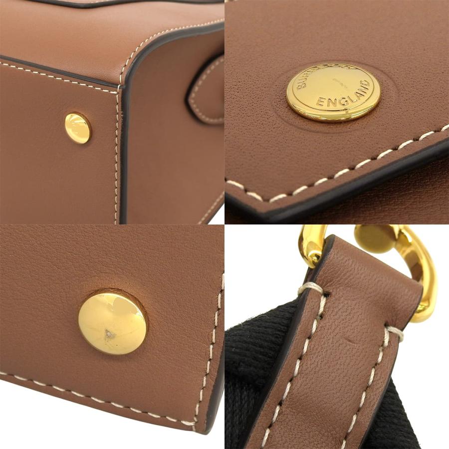 BURBERRY（バーバリー） ミディアム トップステッチ ポケットバッグ