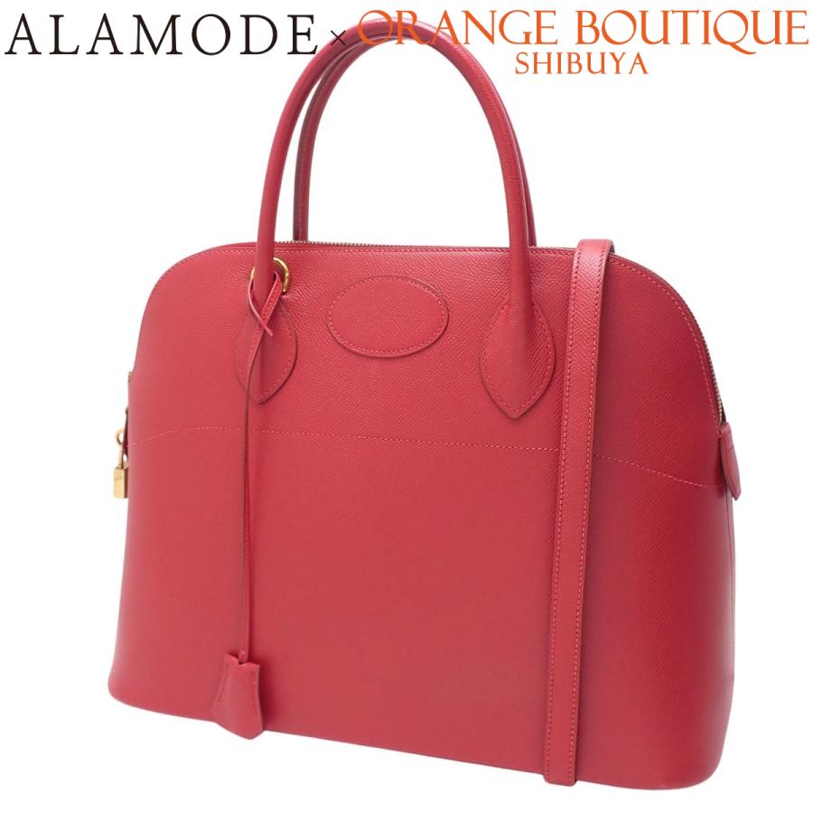 HERMES（エルメス） ボリード35 ルージュヴィフ レッド赤 クシュベル