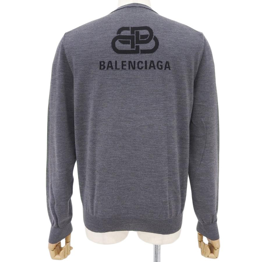 BALENCIAGA(バレンシアガ) クルーネックニット セーター S ウール グレー メンズ 40802169643【中古】【アラモード】 BALENCIAGA（バレンシアガ） クルーネックニット セーター S ウール