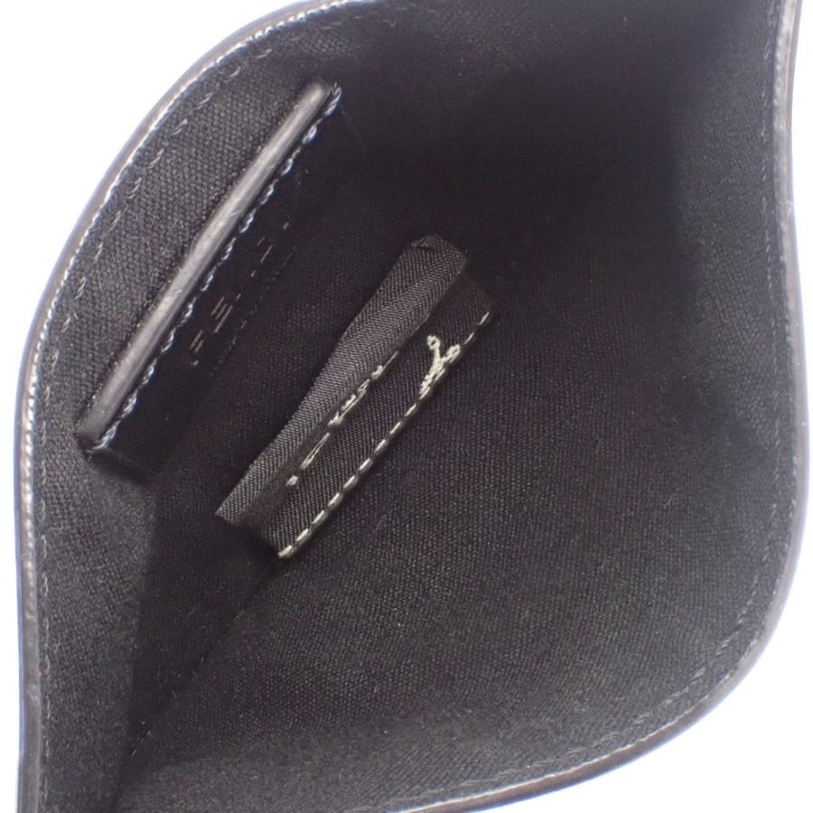 FENDI(フェンディ) ズッカ柄 カードケース パスケース 名刺入れ 定期入れ レザー ネイビー紺 ブラック黒 7M0164 40802170265【アラモード】 | FENDI | 04