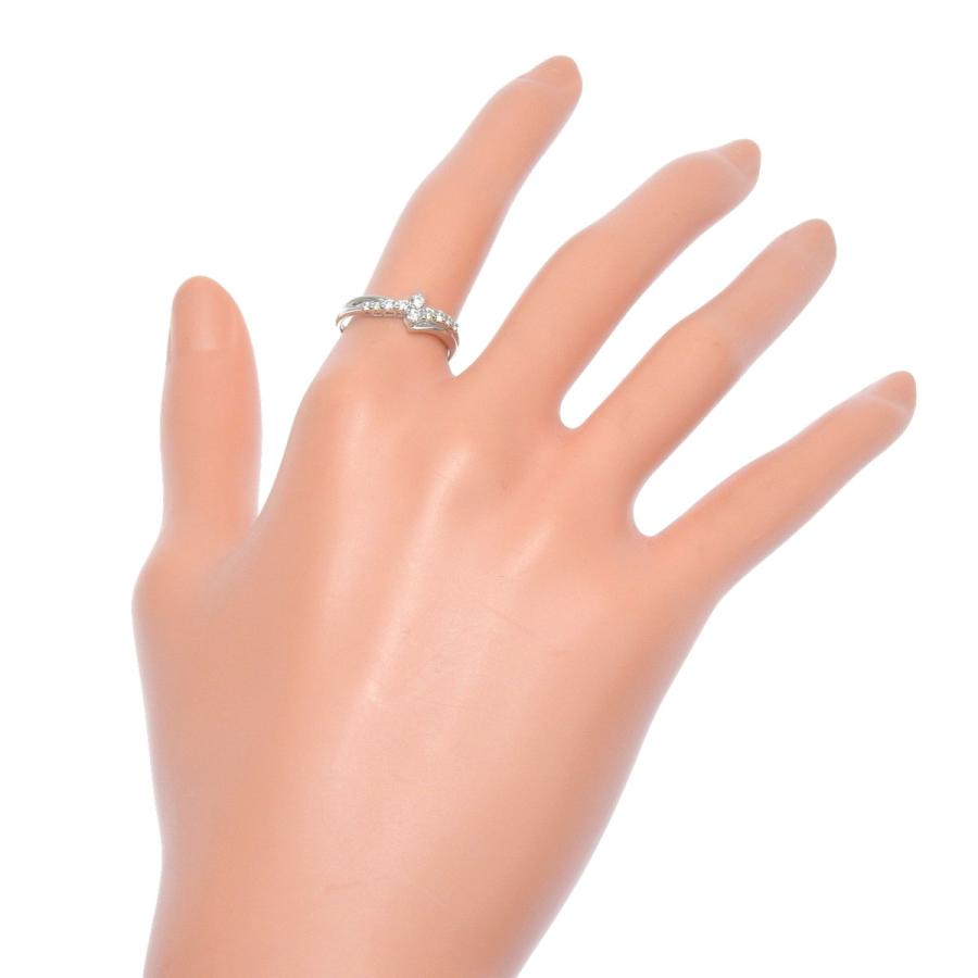 D0.20 ダイヤモンド リング プラチナ Pt900 2.4g 指輪 ジュエリー 13(53)号 シルバー銀 レディース 40802170486【中古】【アラモード】 |  | 01