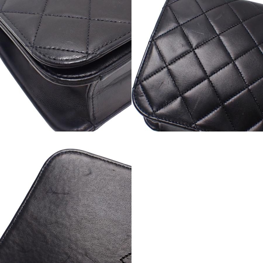 CHANEL(シャネル) マトラッセ ココマーク チェーンショルダーバッグ ショルダーバッグ 肩掛け フルフラップ マトラッセ23 ラムスキン ブラック黒 ゴールド金具 A03668 レディース 40802171155【中古】【アラモード】 CHANEL（シャネル） マトラッセ ココマーク チェーンショルダーバッグ