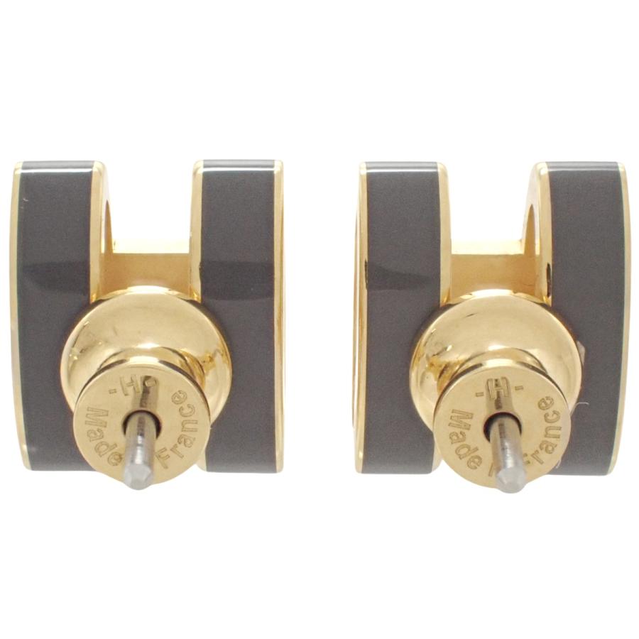 HERMES（エルメス） ミニ ポップアッシュ ピアス メタル(GP) ピアス H