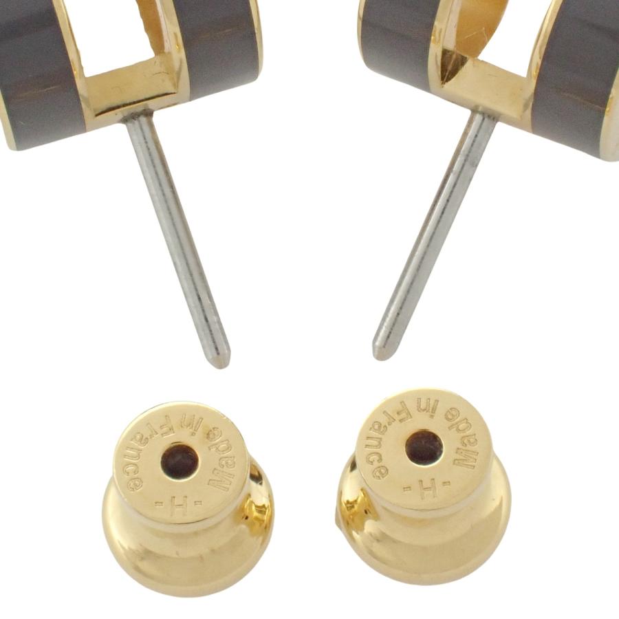 HERMES（エルメス） ミニ ポップアッシュ ピアス メタル(GP) ピアス H