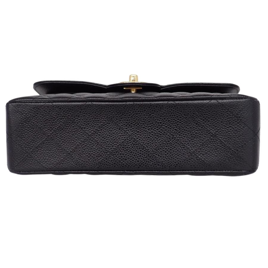 CHANEL(シャネル) マトラッセ ココマーク Wフラップ23 チェーンショルダーバッグ ショルダーバッグ 肩掛け 2WAY ダブルフラップ キャビアスキン ブラック黒 ゴールド金具 A01113 レディース 40802171755【中古】【アラモード】 CHANEL（シャネル） マトラッセ ココマーク Wフラップ23 チェーン