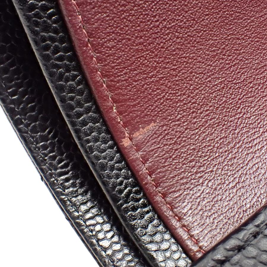 CHANEL(シャネル) マトラッセ ココマーク Wフラップ23 チェーンショルダーバッグ ショルダーバッグ 肩掛け 2WAY ダブルフラップ キャビアスキン ブラック黒 ゴールド金具 A01113 レディース 40802171755【中古】【アラモード】 CHANEL（シャネル） マトラッセ ココマーク Wフラップ23 チェーン