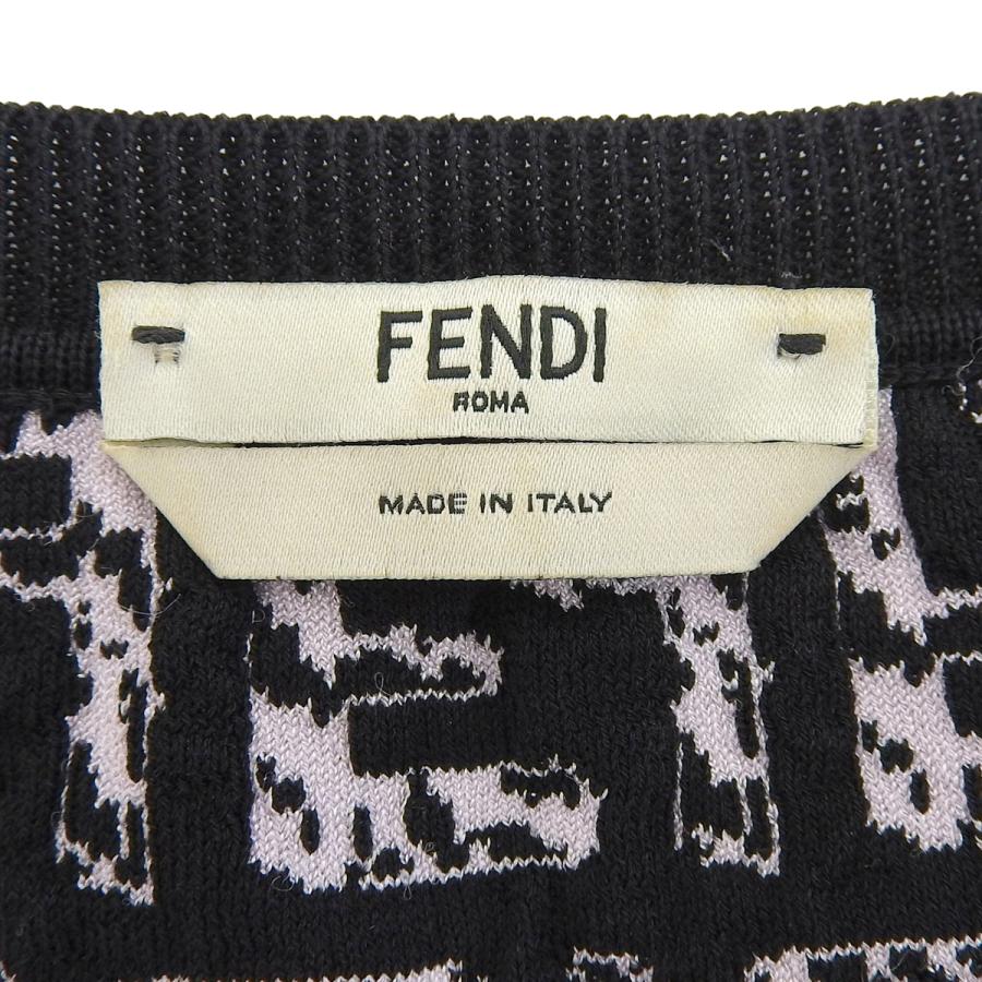 FENDI（フェンディ） ニットミニワンピース 2020年 ズッカ柄