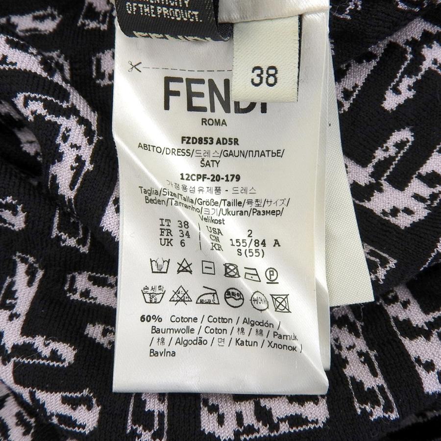 FENDI（フェンディ） ニットミニワンピース 2020年 ズッカ柄