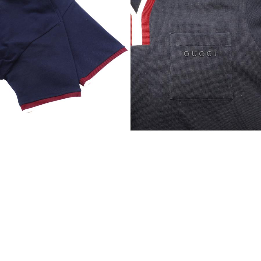 GUCCI（グッチ） コットンピケ ポロTシャツ ポロシャツ 2025年 半袖 S
