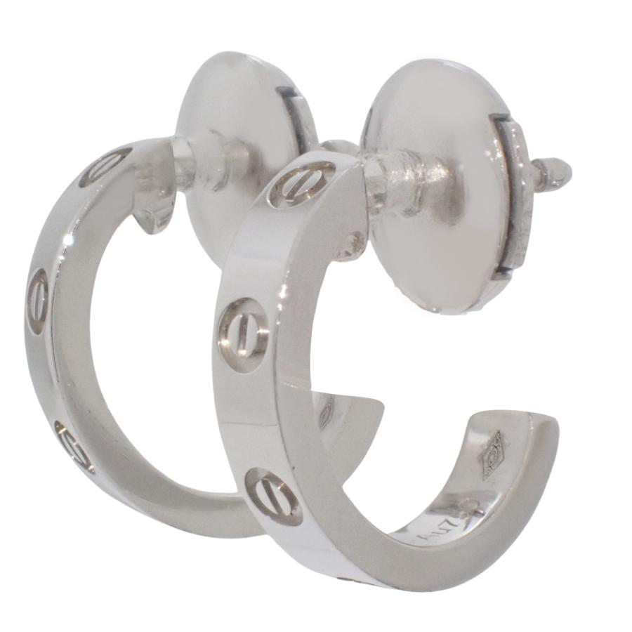 Cartier（カルティエ） ラブコレクション LOVE ピアス ホワイト