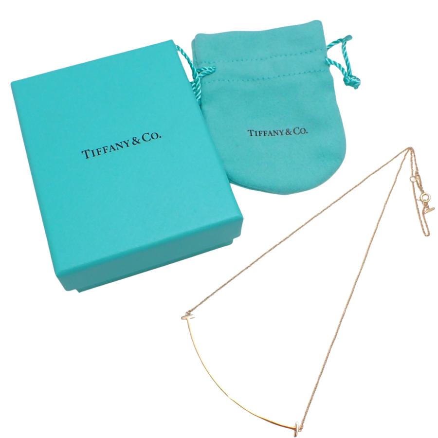 Tiffany & Co. K18PG ティファニーT スマイルペンダント TIFFANY&Co.（ティファニー） T スマイル ペンダント ラージ 60011651