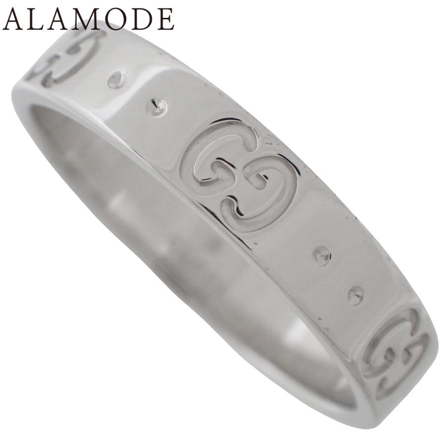 GUCCI（グッチ） アイコン スリムリング 660070 ホワイトゴールド