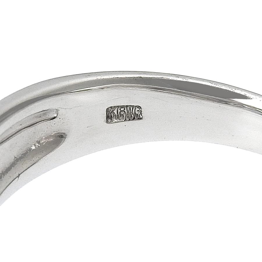 D0.20 ダイヤモンドリング ホワイトゴールド K18WG 12(52)号 4.4g 指輪
