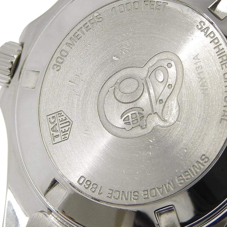 タグホイヤー アクアレーサー WAY131A.BA0913 SS/CE ブラック クオーツ レディース 40802172967【中古】【アラモード】の画像