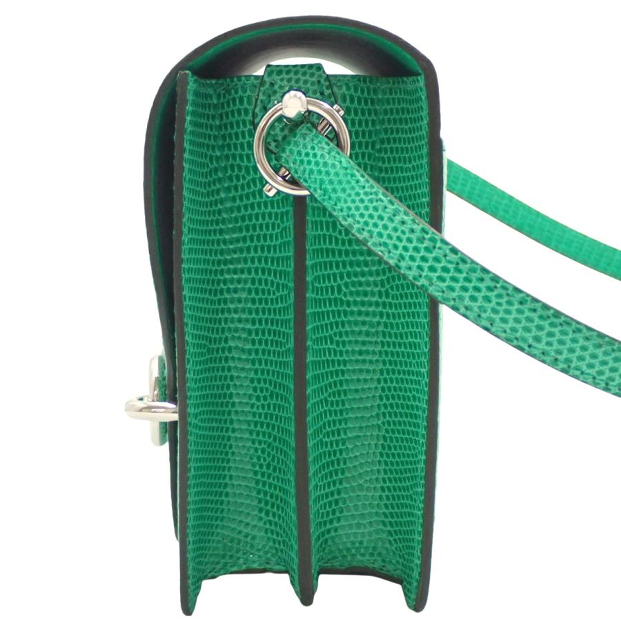 HERMES（エルメス） ロウリス ルリ ミニ ミント グリーン緑 リザード