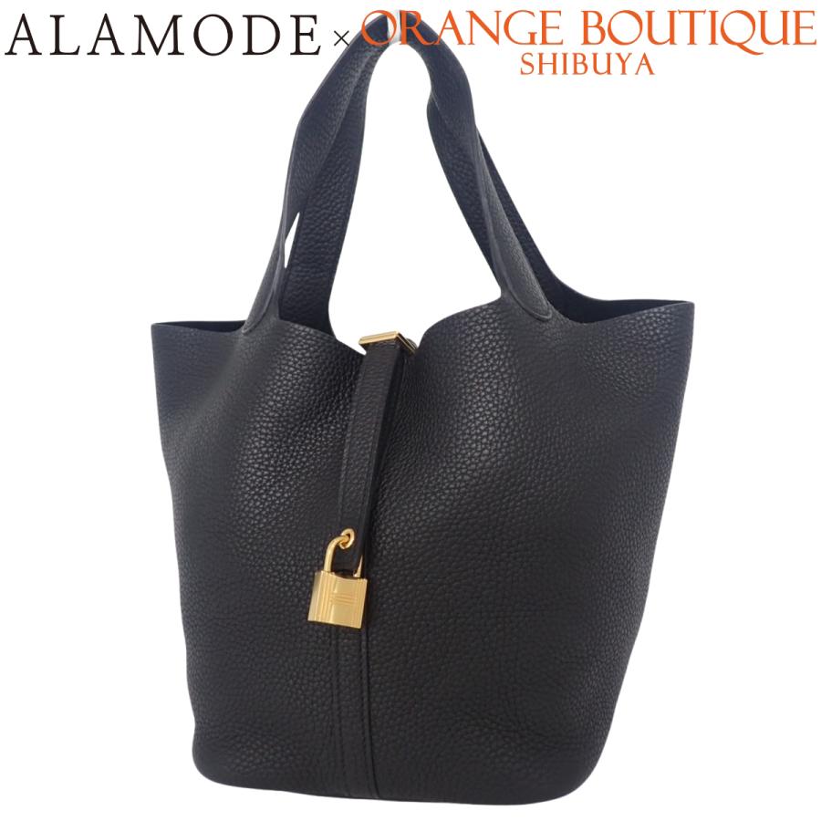 HERMES（エルメス） ピコタンロックMM ブラック黒 トゴ ゴールド金具 C