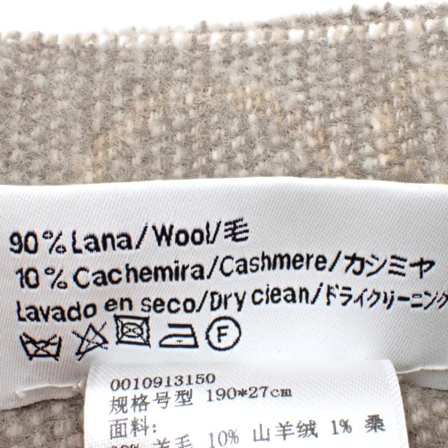 LOEWE（ロエベ） チェッカーボード スカーフ マフラー ウール カシミヤ