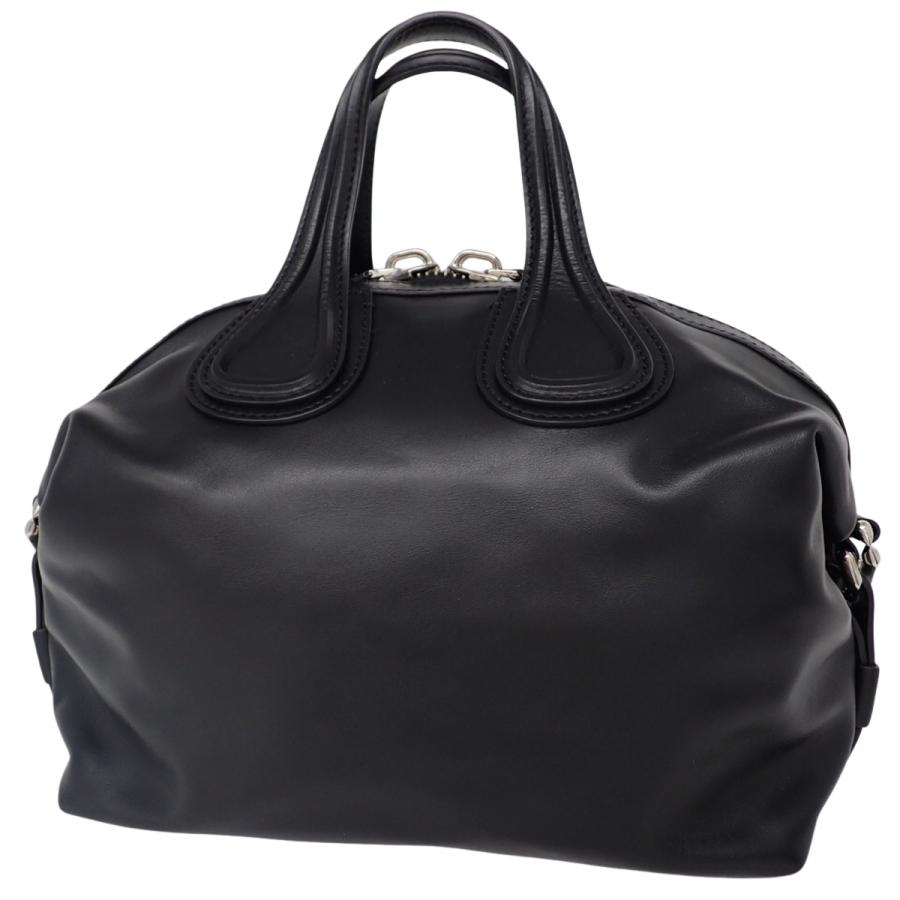 Givenchy ブラック レザー ハンドバッグ GIVENCHY(ジバンシー) ナイチンゲール マイクロバッグ ハンド 2WAY