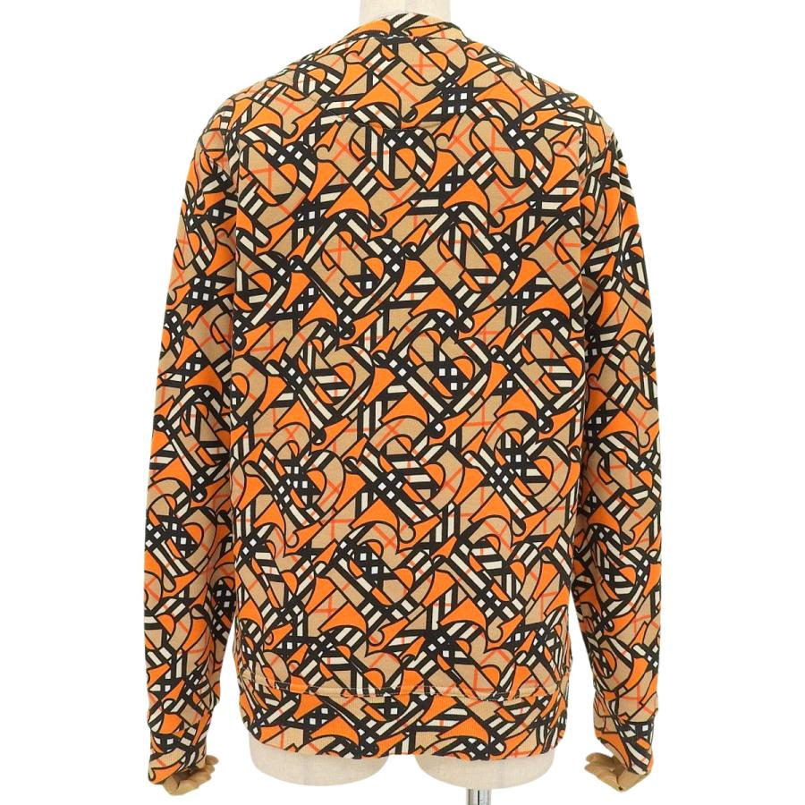 BURBERRY(バーバリー) TBロゴ スウェット XS コットン オレンジ ブラウン茶 メンズ 40802173942【中古】【アラモード】 BURBERRY（バーバリー） TBロゴ スウェット XS コットン オレンジ