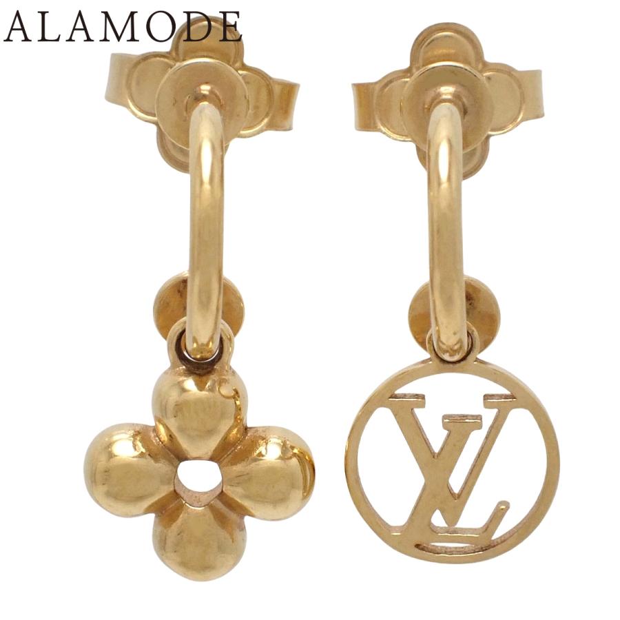 美品✨ ルイヴィトン M64859 ブルーミング ピアス メタル ゴールド LOUIS VUITTON（ルイ・ヴィトン） ピアス・ブルーミング M64859 メタル