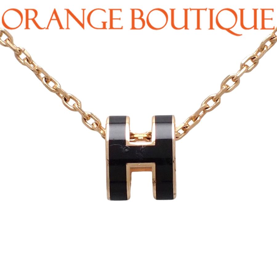 HERMES（エルメス） ミニポップアッシュ Hネックレス メタル(GP 