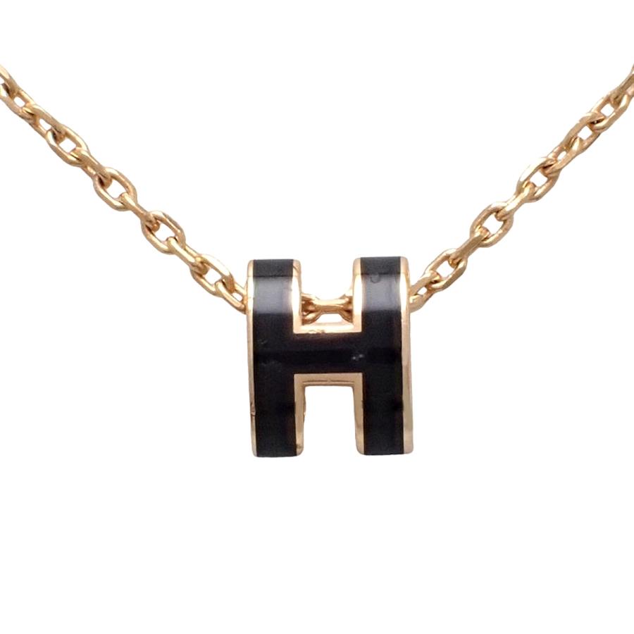 HERMES（エルメス） ミニポップアッシュ Hネックレス メタル(GP 
