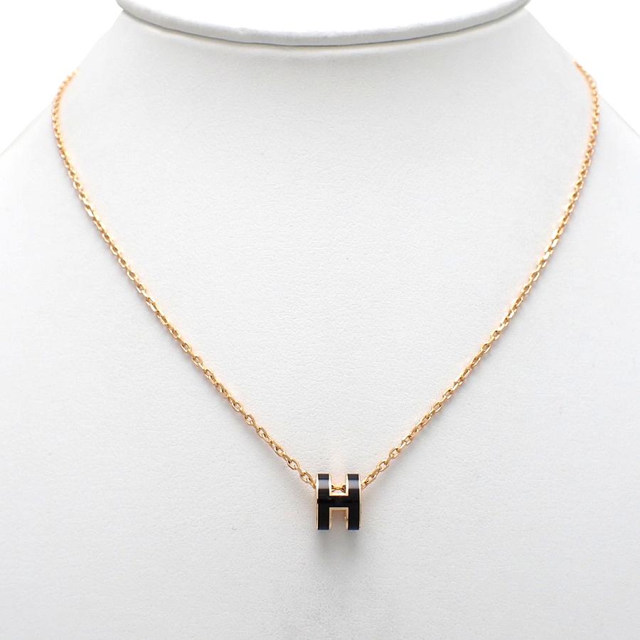 HERMES（エルメス） ミニポップアッシュ Hネックレス メタル(GP 