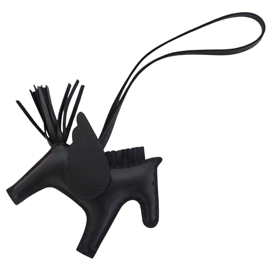 HERMES（エルメス） ロデオチャーム ペガサスPM ブラック黒