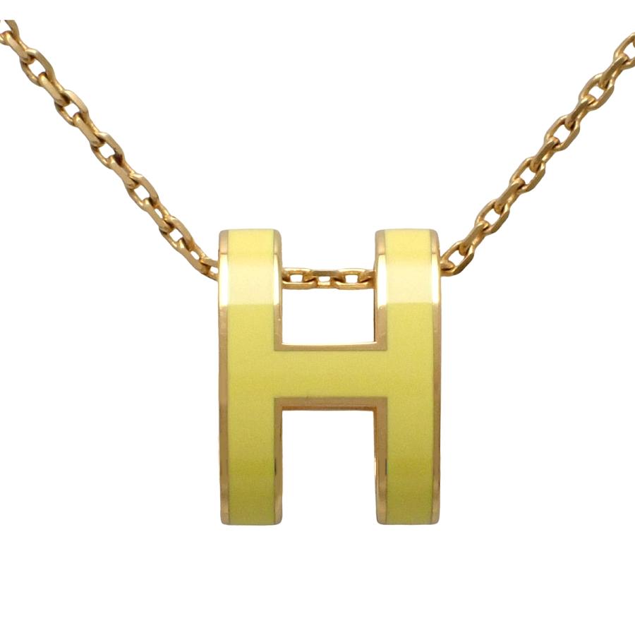 HERMES（エルメス） ポップアッシュ Hネックレス メタル(GP