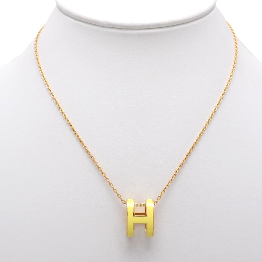 HERMES（エルメス） ポップアッシュ Hネックレス メタル(GP