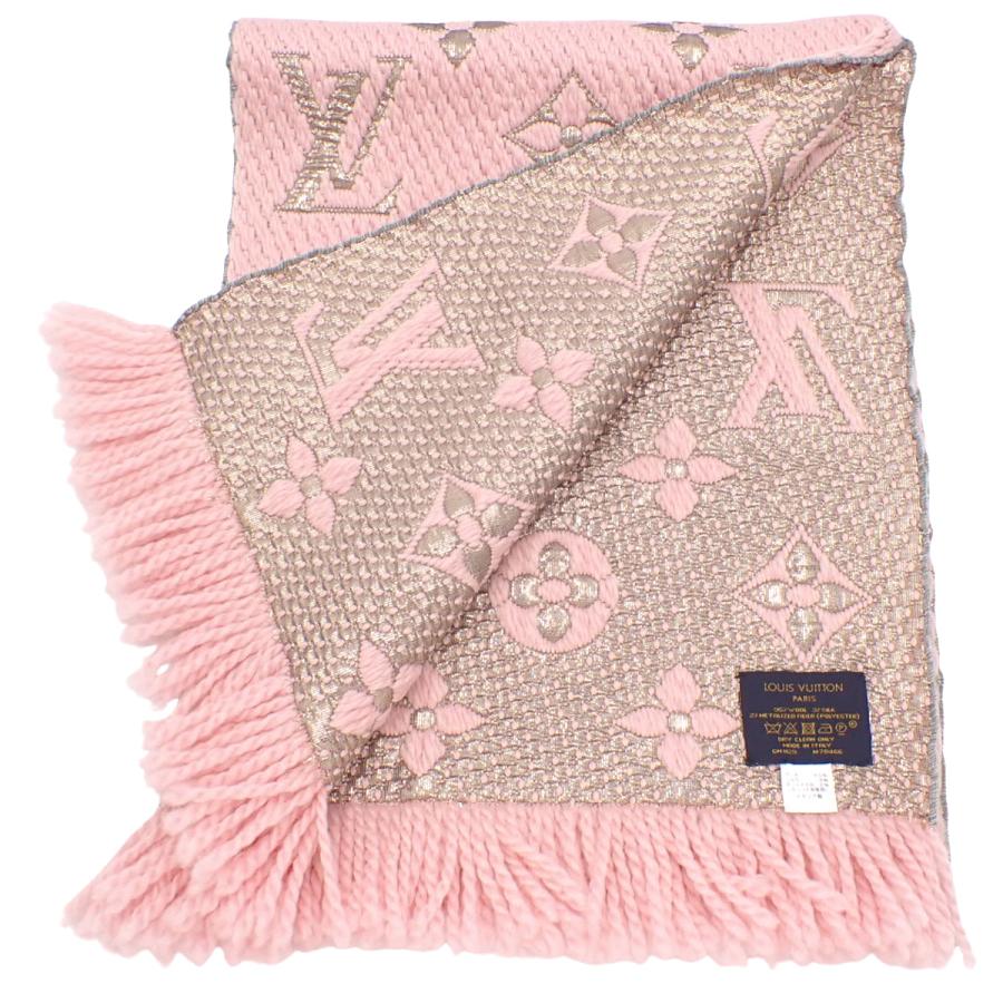 LOUIS VUITTON ロゴマフラー ピンク 2480 LOUIS VUITTON（ルイ