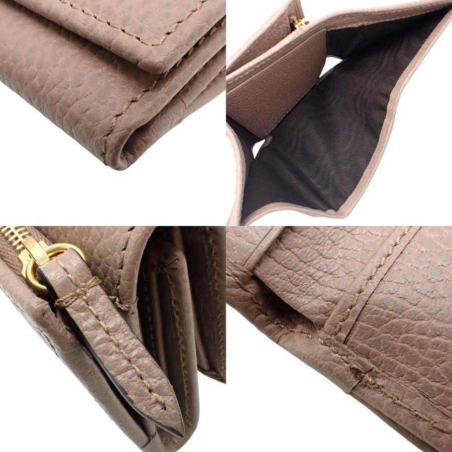 GUCCI GGマーモント　コンパクト財布　ベージュ GUCCI（グッチ） GGマーモント 三つ折り財布 コンパクトウォレット 3