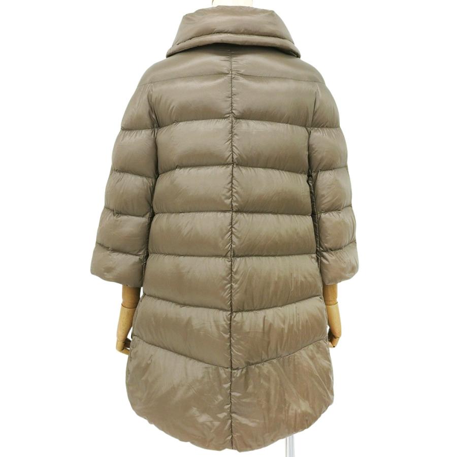 HERNO（ヘルノ） ダウンジャケット 42 ナイロン ベージュ レディース