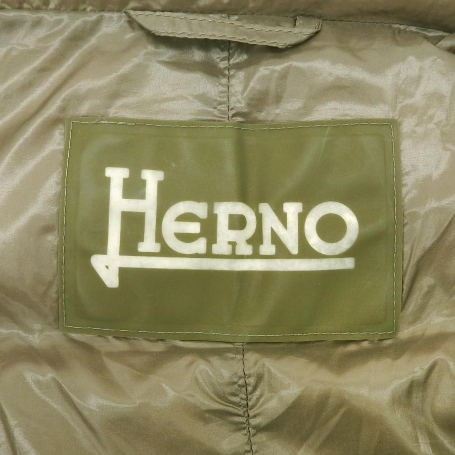 HERNO（ヘルノ） ダウンジャケット 42 ナイロン ベージュ レディース