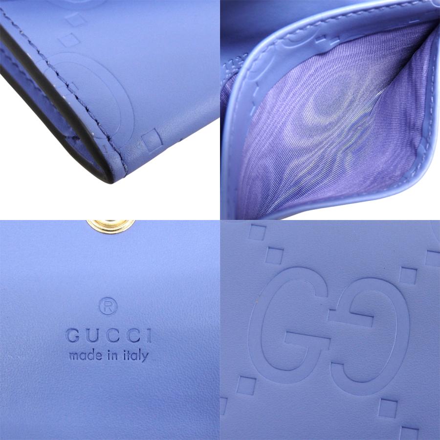 GUCCI（グッチ） グッチシマ カードケース/パスケース GGエンボス