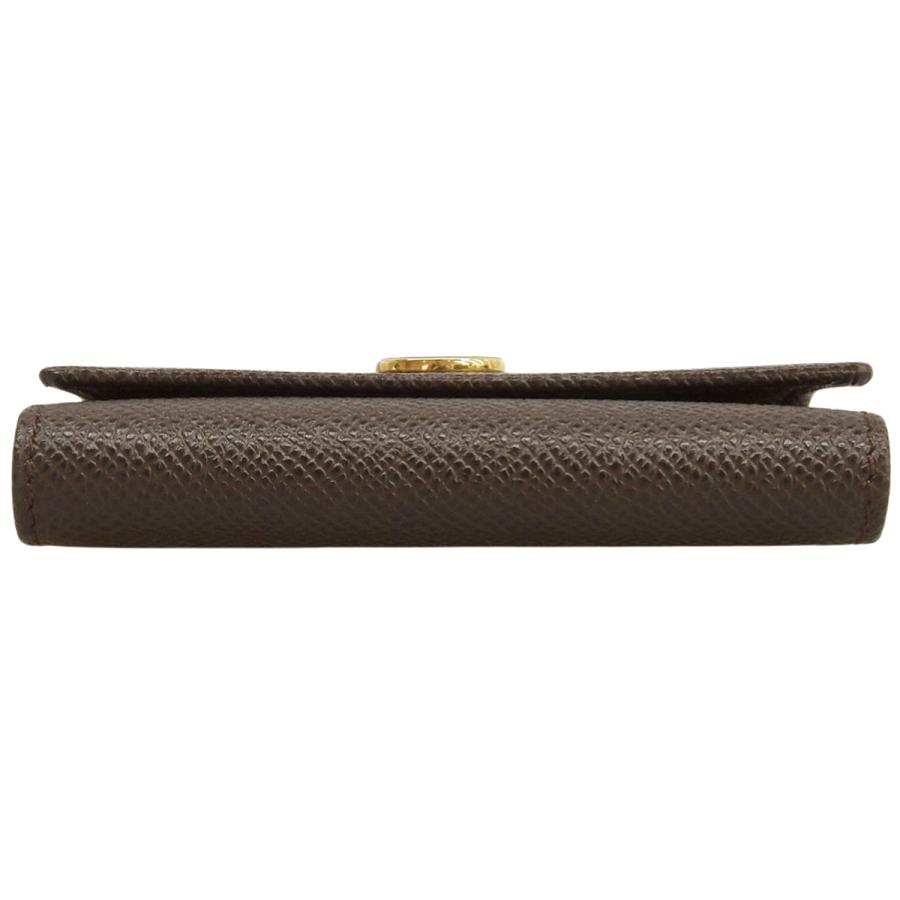 BVLGARI(ブルガリ) クラシコ CLASSICO 4連キーケース キーケース/キーリング 四連キーケース 小物 グレインレザー ブラウン茶 ゴールド金具 25750 メンズ 40802175942【中古】【アラモード】 BVLGARI（ブルガリ） 【中古】BVLGARI キーケース 6連【ほぼ新品