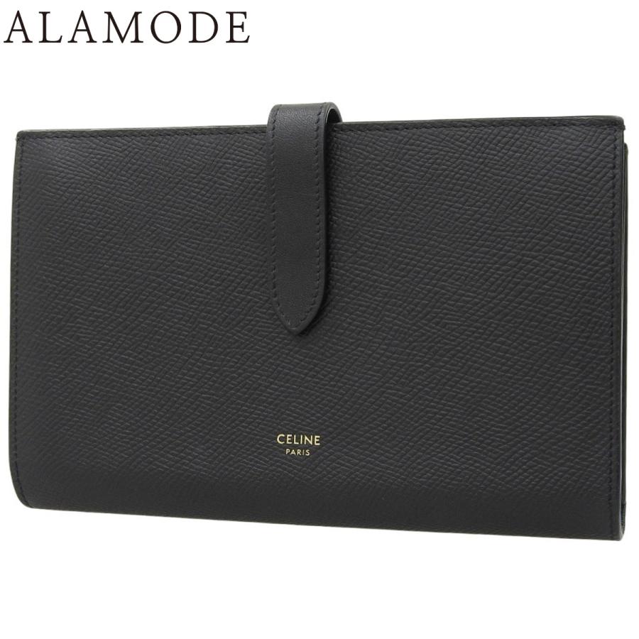 CELINE（セリーヌ） ラージ ストラップウォレット ロングウォレット 二