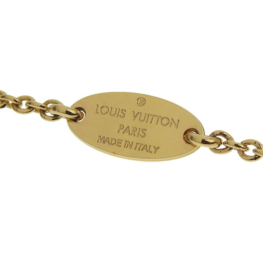 【美品/袋付き】LOUIS VUITTON エッセンシャルV ネックレス M61083 ゴールド GP ヴィトン アクセ ルイヴィトンエッセンシャルV ネックレス レディース ネックレス