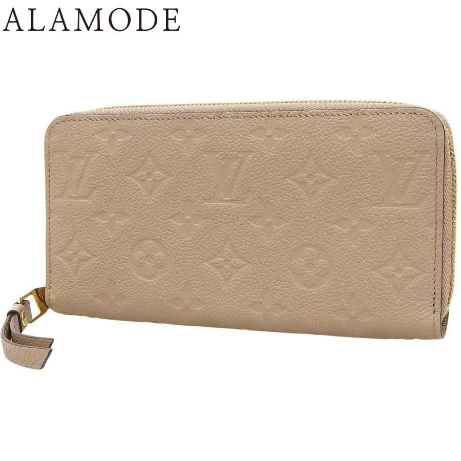 LOUIS VUITTON(ルイ・ヴィトン) モノグラム・アンプラント ジッピー・ウォレット ロングウォレット 長財布 ラウンドジップ モノグラムアンプラント トゥルトレール グレージュ ベージュ ゴールド金具 M69034 レディース 40802176200【中古】【アラモード】 LOUIS VUITTON（ルイ・ヴィトン） モノグラムアンプラント ジッピー