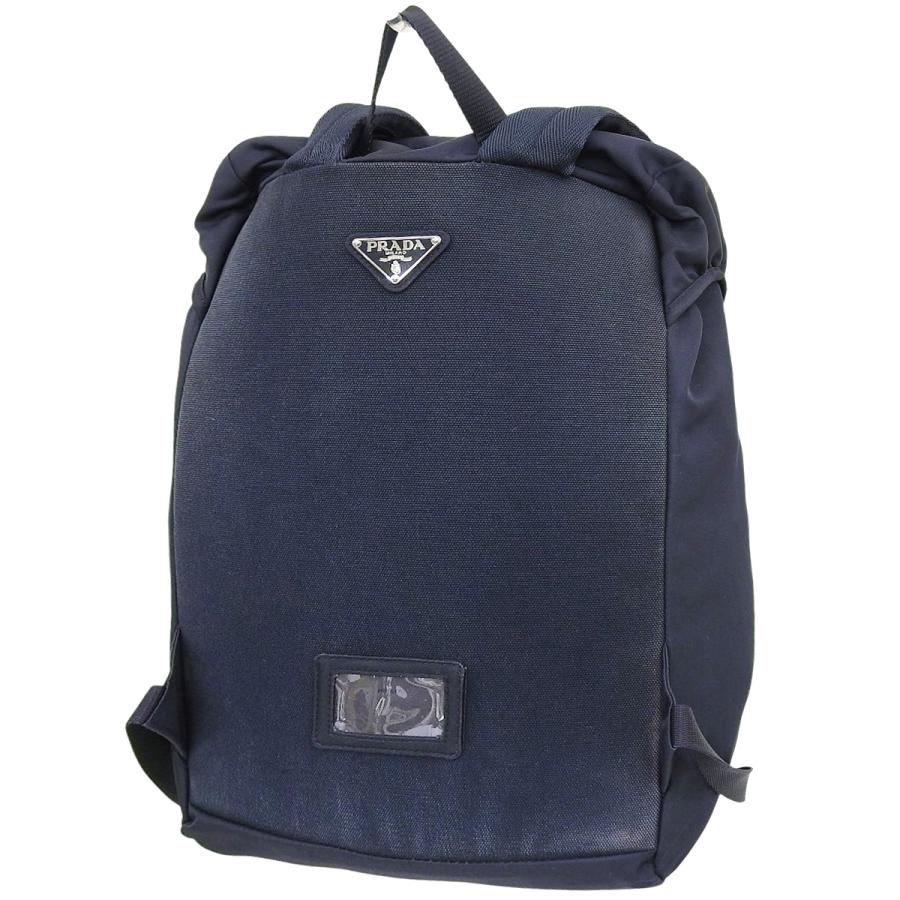 PRADA プラダ ナイロン リュック バックパック 三角ロゴ 黒 2ポケット PRADA（プラダ） リュックサック/バックパック 三角ロゴ デイパック
