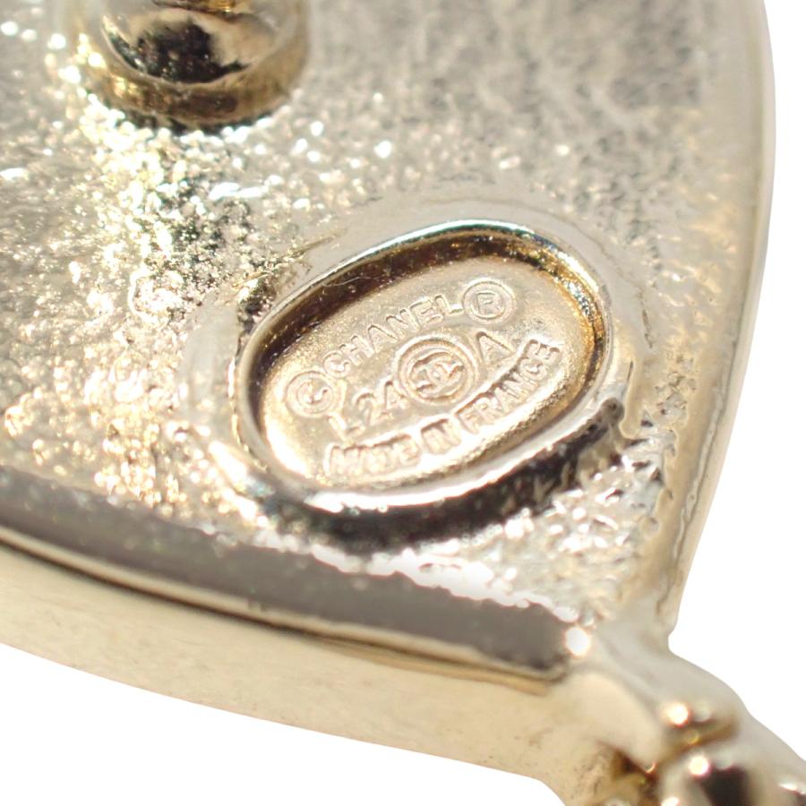 CHANEL（シャネル） ココマーク ピアス ABE035 メタル(GP) スイング