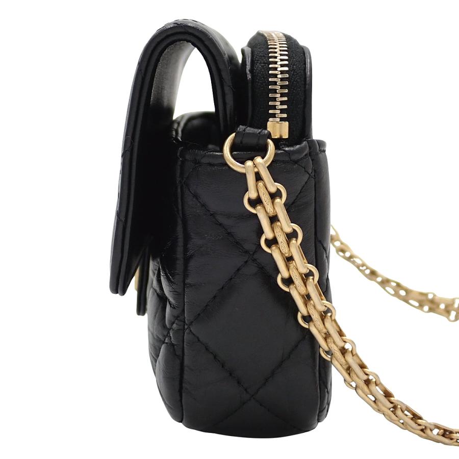 【みかん１個様】未使用 CHANEL マトラッセ ミニチェーンショルダーバッグ CHANEL（シャネル） マトラッセ/2.55 ミニ チェーンショルダーバッグ