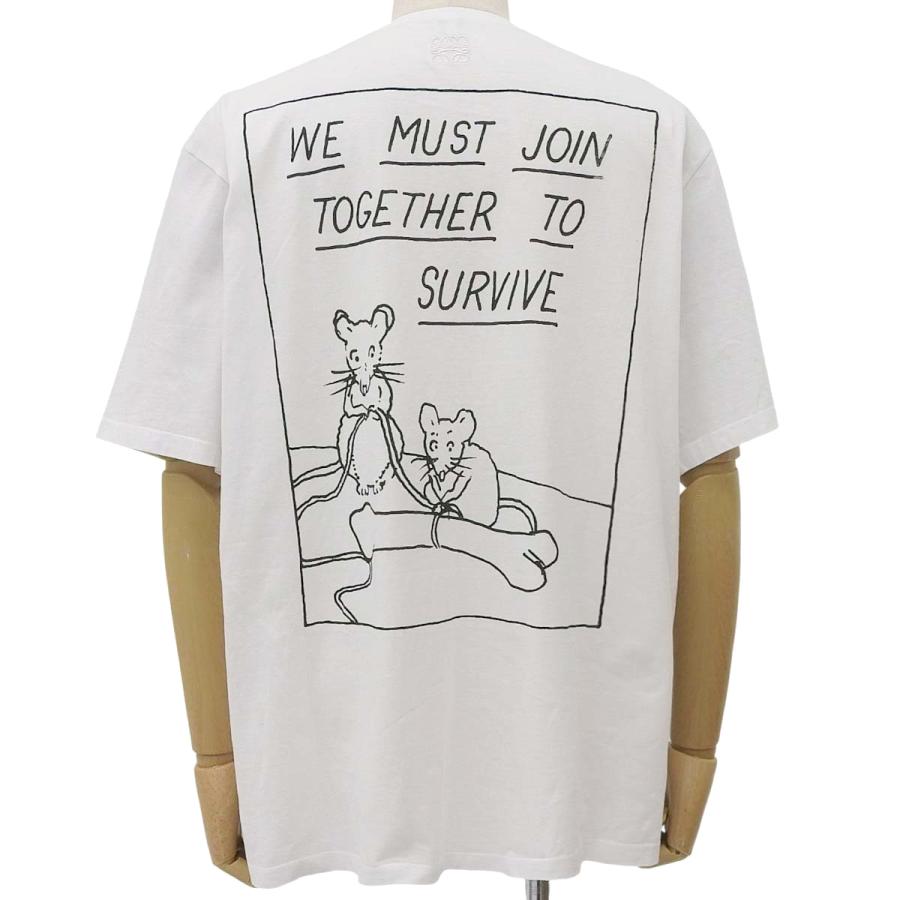 LOEWE（ロエベ） DON'T FORGET プリント Tシャツ Tシャツ ネズミ L