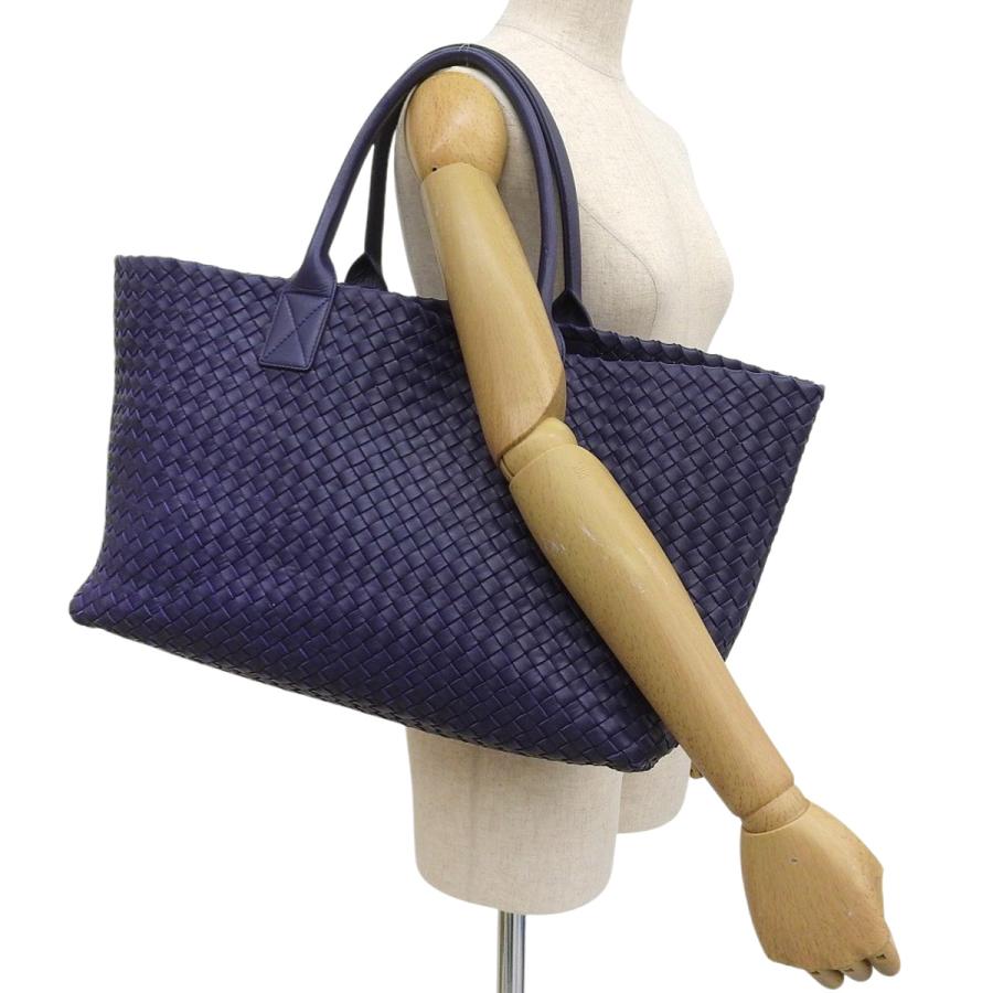 BOTTEGA VENETA(ボッテガ・ヴェネタ) イントレチャート カバMM トートバッグ レザー パープル紫 115664 メンズ 40802178668【アラモード】 |  | 02