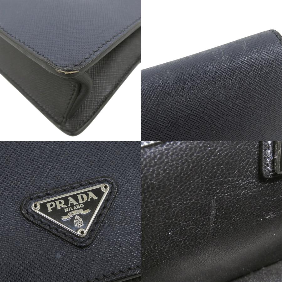 PRADA（プラダ） 三角ロゴ クラッチバッグ セカンドバッグ バイカラー