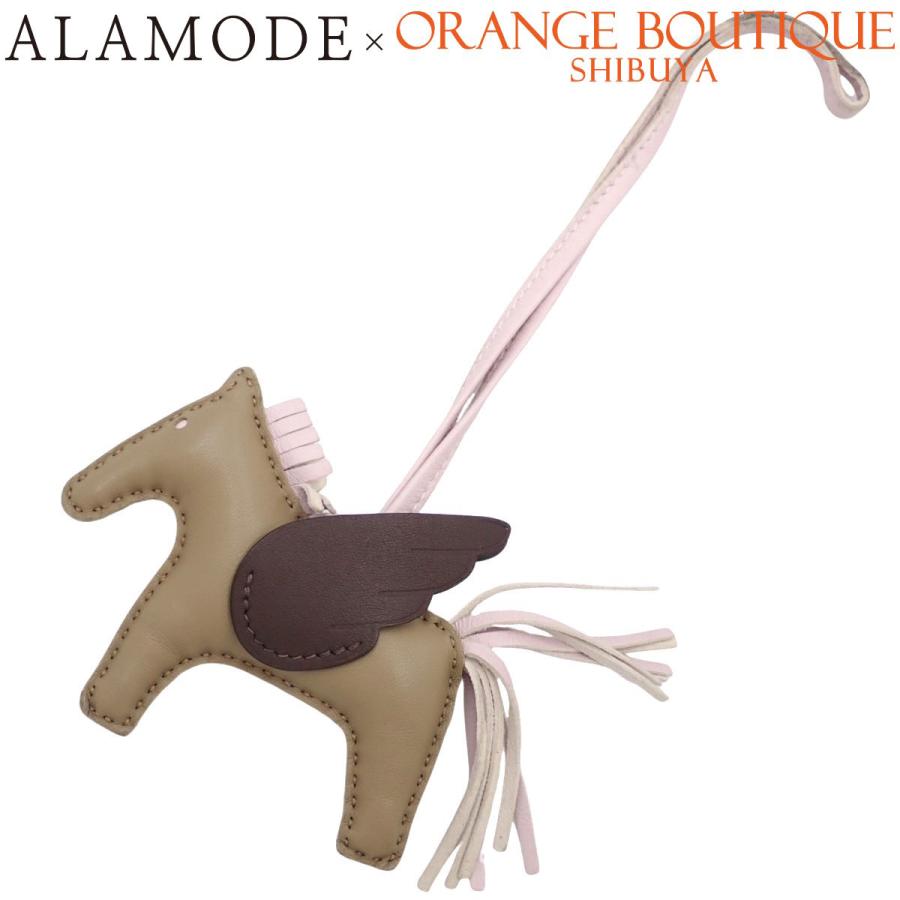 HERMES（エルメス） ロデオチャーム ペガサスPM ベージュマルファ