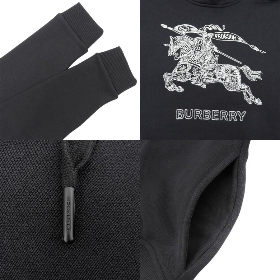 バーバリー プローサム ドレイク パーカー スウェット 長袖 フーディー DRAKE L コットン ブラック黒 メンズ 40802179131【アラモード】 | BURBERRY | 05