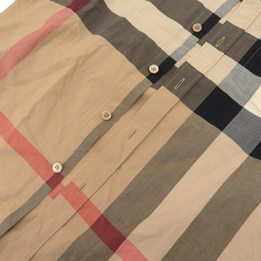BURBERRY バーバリーノバチェックM 8010213 【ほぼ未使用品】 BURBERRY（バーバリー） ノバチェック シャツ アパレル ファッション